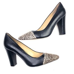 Rowen | Genuine Leather Animal Print Chunky Heel